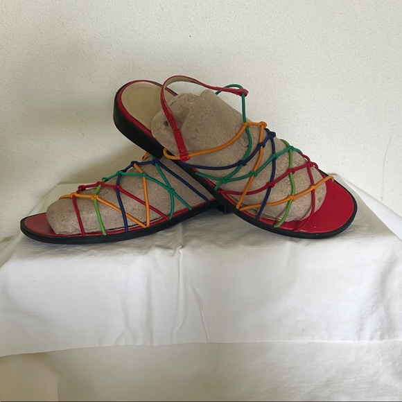 Impo Red and Orange Sandals Vibrant Summer Style - Picture 8 of 8
